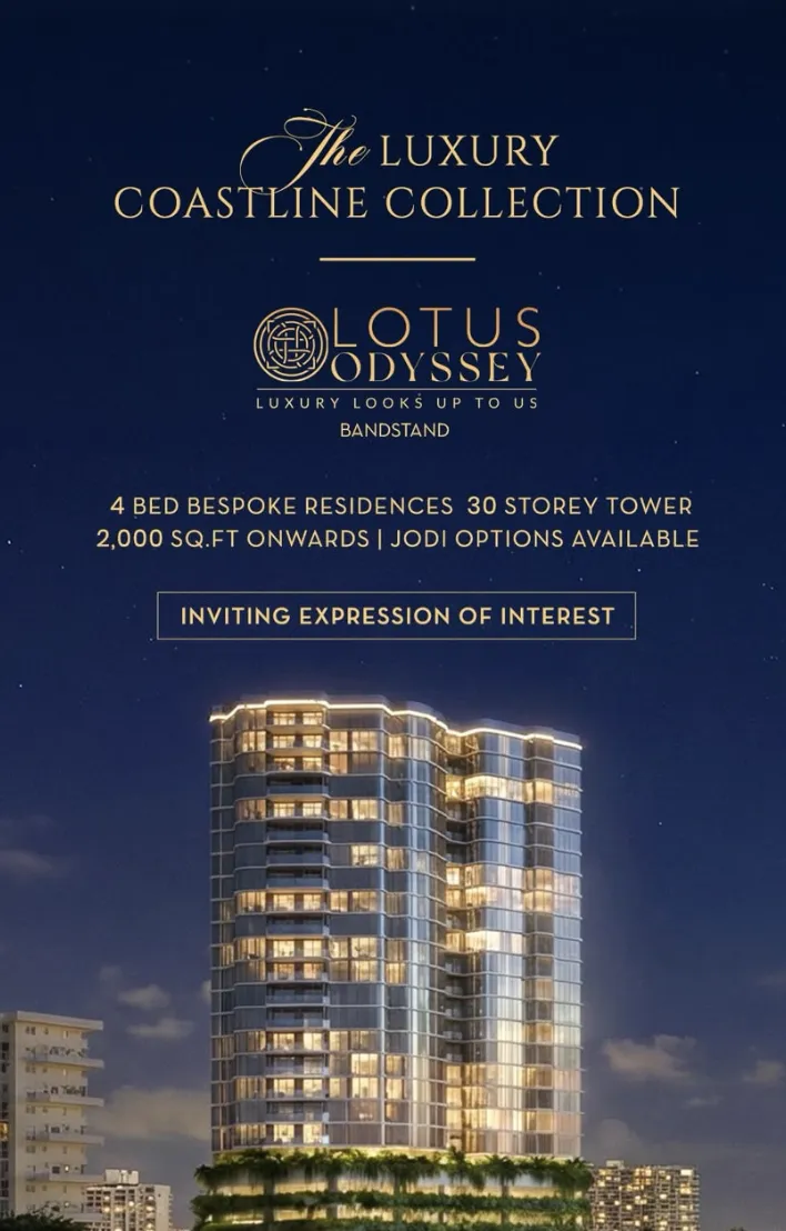 Lotus Odyssey, Bullock Road, Bandstand, Bandra West — Pre-launch photo